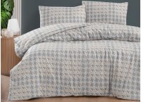 Постельное белье фланель First Choice - Sadora Beige (Турция), полуторный